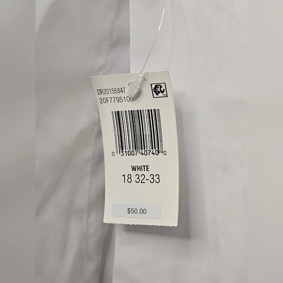 Van Heusen Classic White Dress Shirt - Picture 3 of 6